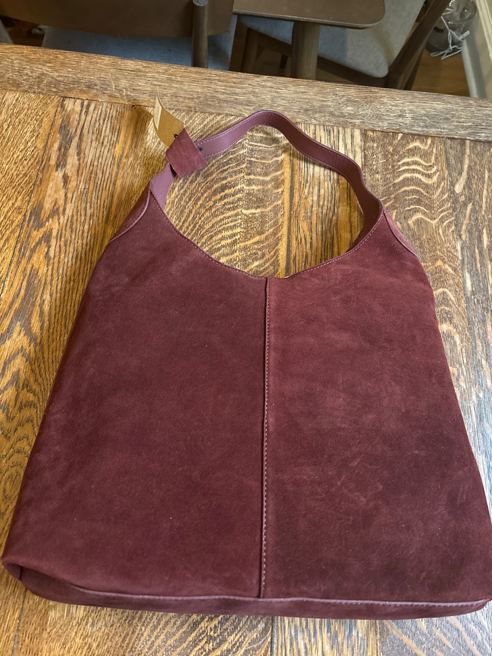 Margot New York Suede Leather Shoulder Bag